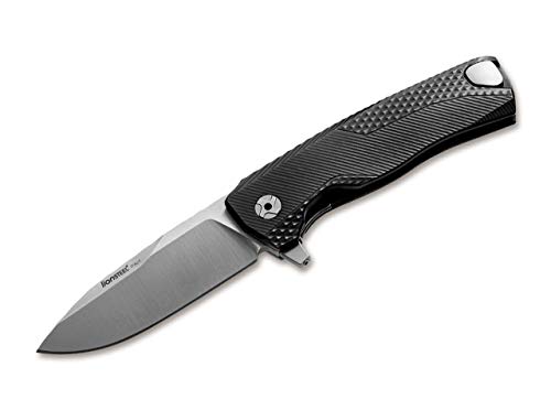 LionSteel 01LS139 Taschenmesser ROK Aluminium Schwarz Satin, Klingenlänge: 8,6 cm, Mehrfarbig Cover