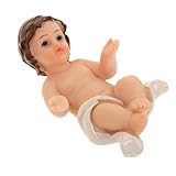 Warmhm Jesuskind-Figur Aus Kunstharz Für Religiöse Dekoration Schreibtisch Und Bürodekoration Detailreiche Christuskind-skulptur Für Hause Und Souvenirgeschäft