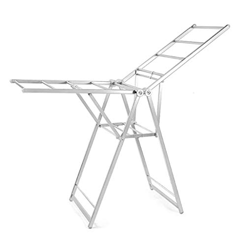 Tendedero Plegable,Mobiliario Tienda De Ropa Perchas Plegables Hospital Percheros, Sábanas Toalla Secadora...