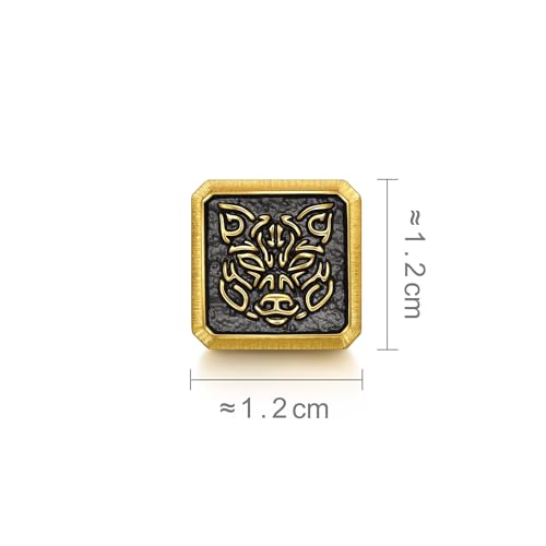 Image of CHOW SANG SANG 999 Gold Charme Chinese Zodiac Charm Bracelet for Men 19cm