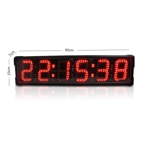 Temporizador digital deportivo con pantalla LED de 6 pulgadas miniatura 3