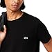 Lacoste Men's Crew Neck Short Sleeve Regular Fit Classic T-Shirt, Black, X-Small