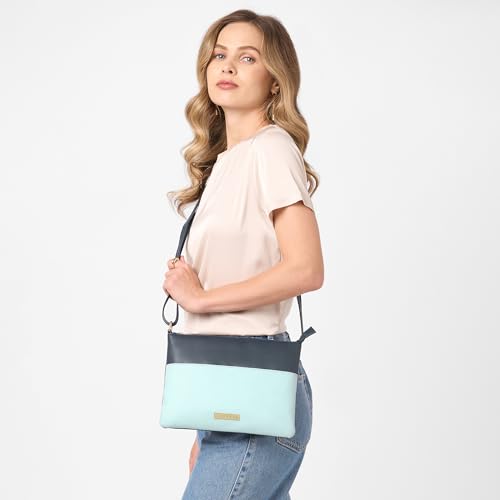 Image of Caprese Kiwi Medium Sling Bag for Women with Adjustable Strap & Zipper Closure for Comfortable Wear | Versatile Handbag for Everyday Use, Travel, and Special Occasions