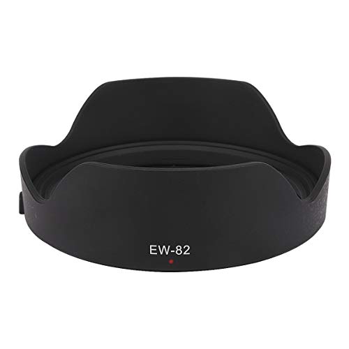 Haoge Bayonet Lens Hood para Canon EF 16-35mm f4L is USM Reemplaza Canon EW-82 miniatura 3