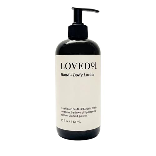 Loved01 Hand & Body Lotion John Legend Skincare Fragrance-Free Daily Lightweight Cream Oprahs Favorite Things Formulated with Shea Butter & Vitamin E 15 oz