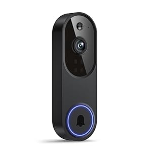 Wireless Video Doorbell Camera, Battery Powered, AI Human and Motion Detection, 2 Way Talk, Night Vision, Cloud Storage (Sold Separately), 2.4G WiFi Only, Indoor/Outdoor Surveillance