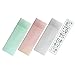 STOBOK 3Pcs Clair Crayon Cas Crayon Boîtes Stylo Pouchs Crayon Grande Capacité Crayon Pochettes De Maquillage avec Étude Signe Dur Autocollants pour Papeterie Maquillage Voyage