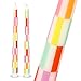 Talking Tables 2 x Colorful Checkered Tapered Tall Dinner Candles Made of Wax, Stylish Table Decorations Table Centrepieces, Summer Decor. Eco Packaging, Unscented, Burn Time 5 Hours, 10inches