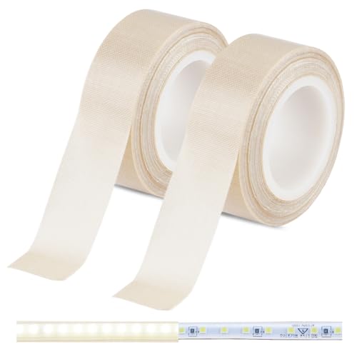 2PCS Light Dimming Tape 0.78inx32.8ft LED Light Strip Masking Tape for Moderate Light Blocking...