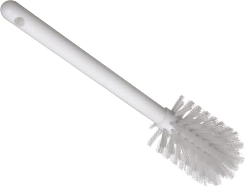 Image of SPARTA Large Water Bottle Brush Ideal for Wide-Mouth Jars, Bottles and Tumblers, Dishwashing Tool with Handle for Home and Commercial Kitchens, Plastic, 12 Inches, Brown