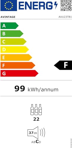 Avintage AVU23TB1, Weinkühler, Black 9 Avintage AVU23TB1, Weinkühler, Black