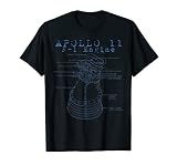Apollo 11 Saturn V F-1 Conception schématique du moteur T-Shirt