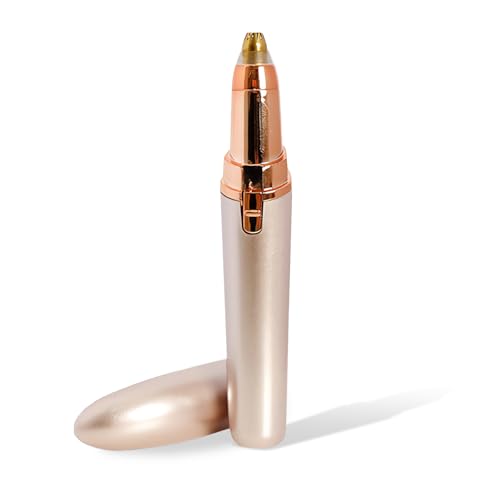 Belligern Eye Brow Trimmer Ladies Eyebrow Shapers for Women Eyebrow Trimmer Women Rechargeable Eyebrow Hair Remover with LED Light Painless Eyebrow Trimmer,Suitable for Eyebrows Leg Hair Armpit Hair