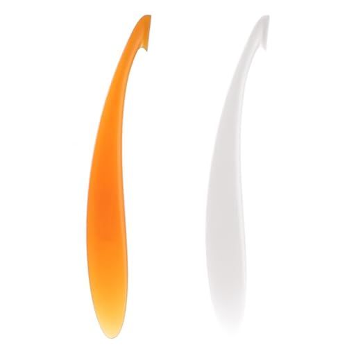 OAOSDH 2 Stücke Orangenschäler, Obstschäler, Kreatives Gadget, Manuelles Schäler, Küchenwerkzeuge (Orange, Weiß). OAOSDH 2 Stücke Orangenschäler, Obstschäler, Kreatives Gadget, Manuelles Schäler, Küchenwerkzeuge (Orange, Weiß).