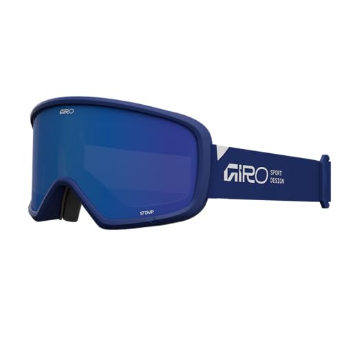 Image of Giro Stomp Kids Snow Goggle Indigo Blue Wordmark - Grey Cobalt