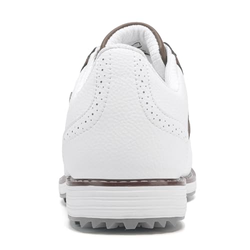 Image of Golf Shoes Men Spikes Classic Golf Footwears Male Walking Sneakers for Golfers Size 7-14