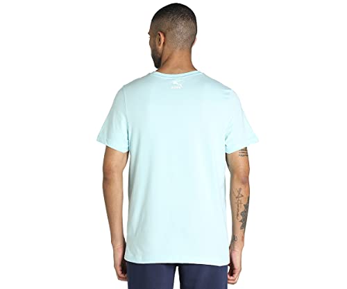Image of Puma Solid Cotton Regular Fit Mens Casual T-Shirt
