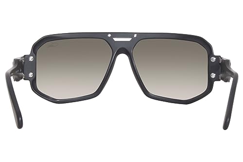 Cazal Legends 675 002 Sunglasses Men's Black/Gunmetal/Green Gradient 60mm4