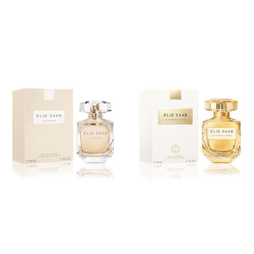 Set regalo esclusivo Elie Saab con due Eau de Parfum da 90 ml: Le Parfum e Le Parfum Lumière, pensato per chi ama l’eleganza sofisticata e le emozioni preziose dei capolavori della Maison