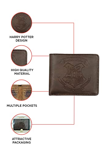 HP/Harry Potter Wallet Wizardry Embossed Wallet, Brown, Classic2