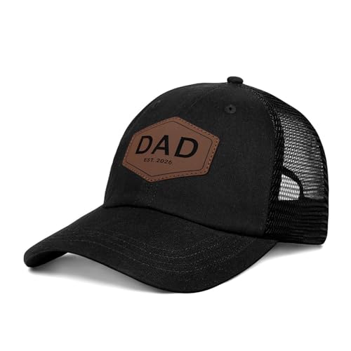Image of Worlds Best Dad Ever Trucker Hat Fathers Day Birthday Gifts for Father Dad Papa Daddy from Daughter Son Baseball Cap