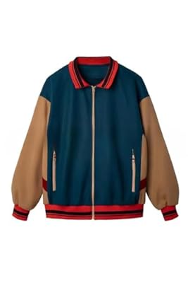 Ubaywey Will Cosplay Byers Disfraz Chaqueta Sudadera Manga Larga Zip Up Top Hombre Halloween Carnaval Trajes, azul, S | Ya disponible en tu tienda friki favorita! En mundofriki.es!