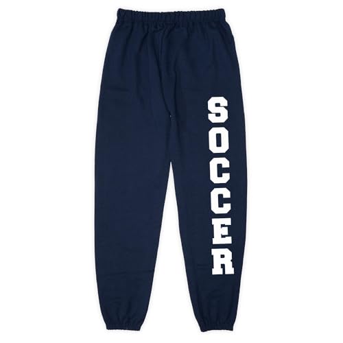 ChalkTalkSPORTS Youth Navy Soccer Fleece Sweatpants Large
