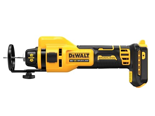 DEWALT DCE555N-XJ - Brushless Cut-Off Saw for XR 18V Drywall, 26,000 RPM, LED Light, Includes 3.2mm and 6.4mm Collets 2 DEWALT DCE555N-XJ - Brushless Cut-Off Saw for XR 18V Drywall, 26,000 RPM, LED Light, Includes 3.2mm and 6.4mm Collets - Image 2