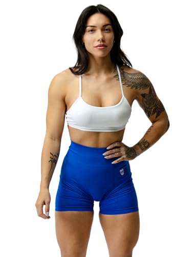 Image of Gymreapers Infinity Seamless Workout Shorts High Waist Biker Shorts for Women Athletic Gym Running Pilates Yoga Sport Short