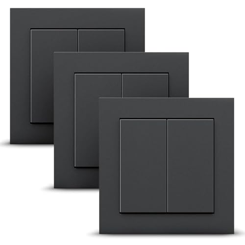 Senic Gira interrupteur d'éclairage Polycarbonate (PC) Anthracite