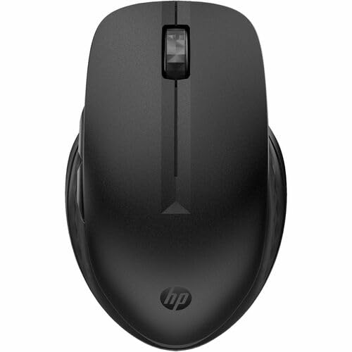 HP 435 Multi-Device Wireless Mouse (3B4Q5UT) - Wireless - 32.81 ft - Bluetooth/Radio Frequency - 2.40 GHz - USB Type A - 4000 dpi - Scroll Wheel - 5