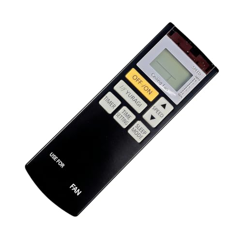 LLINthy Mando a distancia para ventilador de repuesto para varios modelos, proceso de instalación simple, construcción estable, fácil de instalar, control remoto para modelos