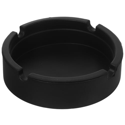 EXHUMKY Soporte Antideslizante para Botellas De Cerveza y Base De Silicona De Alimenticio Reutilizable para Cocina con Diseño Elegante y Estable Negro