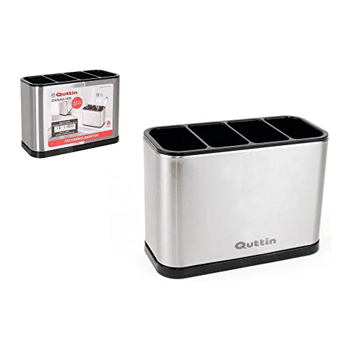 Escurridor para Cubiertos Quttin Acero Inoxidable (18 x 8,4 x 13 cm)