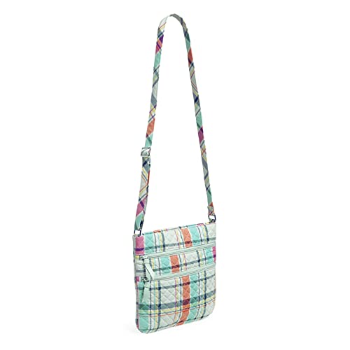 Image of Vera Bradley Women's Cotton Triple Zip Hipster Crossbody Purse