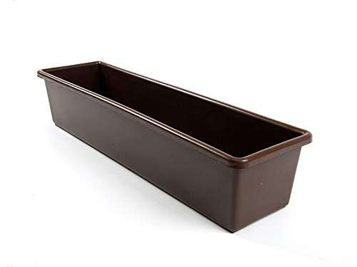 TOP TOOLS Blumenkasten Balkonkasten Pflanzkasten (40, Braun)