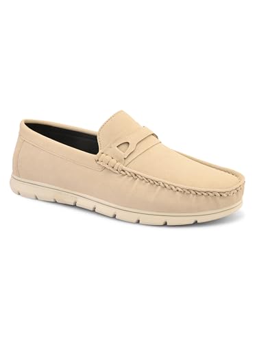 Image of Prolific Men's Premium Suede Casual Loafer | Lighweight Slip-On's | Soft Cushioned Insole | Stylish & Comfortable