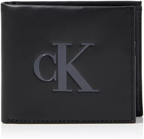 Calvin Klein Monogramma Soft Bifold W/Moneta, Portafogli Uomo, Black Calvin Klein Monogramma Soft Bifold W/Moneta, Portafogli Uomo, Black