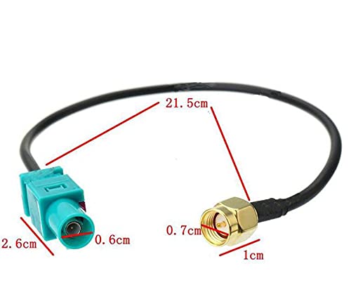 Cavo Adattatore Antenna Z Maschio A SMA Maschio Per Auto – 15 Cm, RG174, Per GPS, DAB, TV E GSM, Facile Da Installare - 2