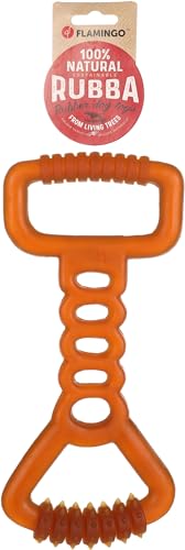 Flamingo DT RUBBER RUBBA TUG TOY BROWN 28,5x13,3x3CM - Image 2
