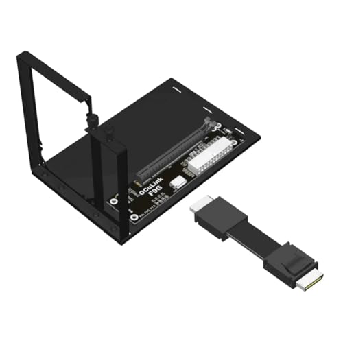 Wuden F9G-F9934-BK7 OCuLink Interface External Graphics Card Expansion Dock Male to Male Cable ATX Type PCIe4.0 64Gbps 25CM
