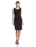 Calvin Klein Women's Petite Sleeveless Seamed Sheath Dress