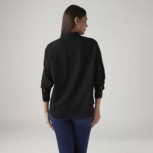Image of Levi's Women's Solid Relaxed Fit Shirt