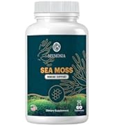 Belmonia Sea Moss Gummies — Immune Strength &amp; Skin Health, Organic Irish Moss Gummy Bears, 60 Cou...