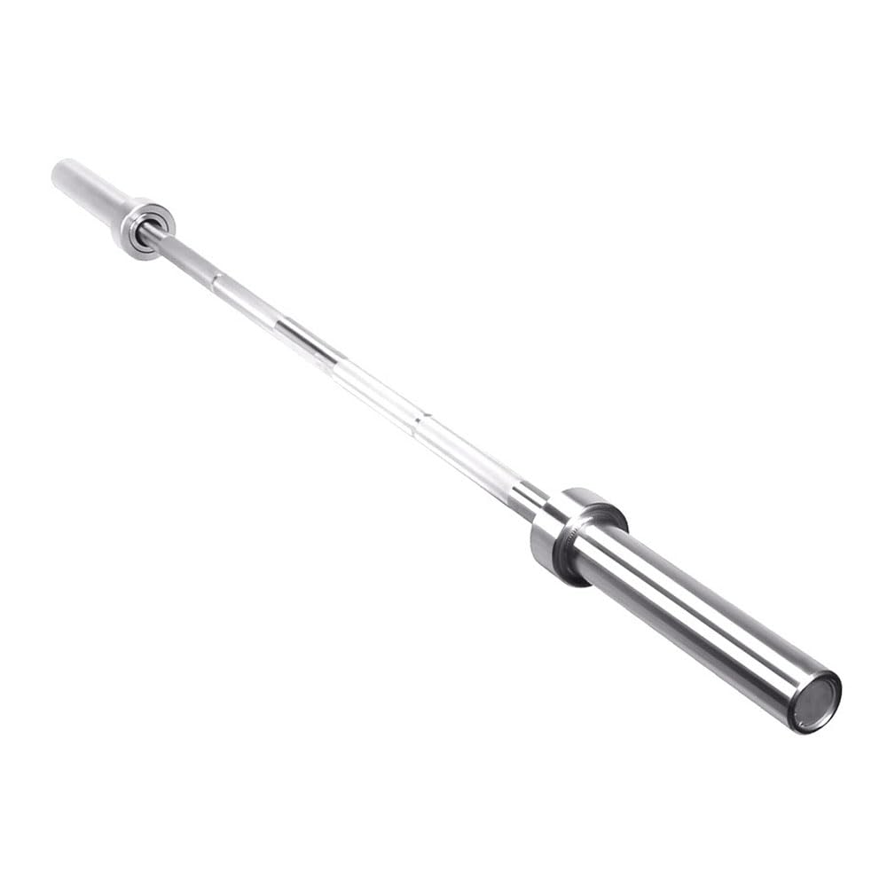 Barra Olímpica Viok Sport 2,20m - 20kg para Musculación - Entrenamiento de Fuerza y Potencia - Carga Máxima 700Lb - Ideal para Gimnasios y Box