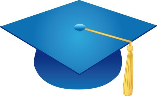 CafePress Blue Graduation Hat Graduate Adjustable Baseball Cap