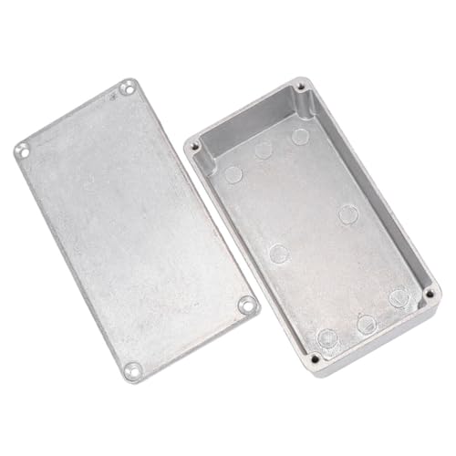 Totority Aluminum Enclosure 7.40 4.72 w x 1.46 h Guitar Effect Enclosure Diy Guitar Pedal Kit