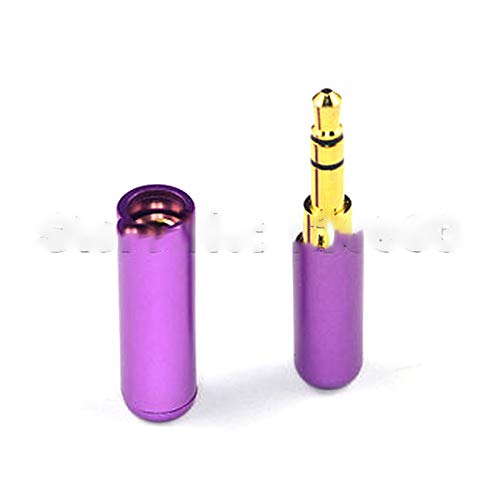 50 pcs/lot 3 Tracks 3.5 mm Male Plug to Female Jack Butt Joint Audio Cable Connector Straight