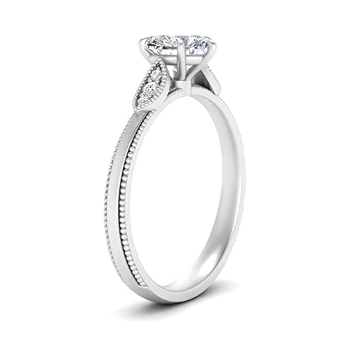 Image of Choose Your Gemstone Milgrain Simple Diamond CZ Ring Sterling Silver Heart Shape Milgrain Engagement Rings Everyday Jewelry Wedding Jewelry Handmade Gifts for Wife US Size 4 to 12