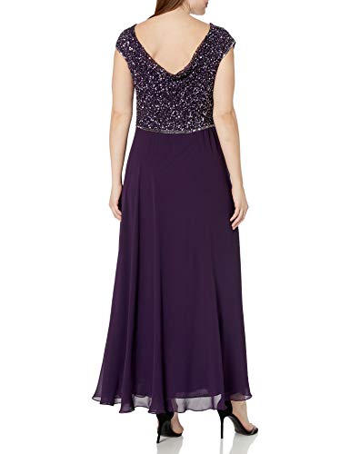 Image of J Kara Women's Beaded Empire Waist Gown